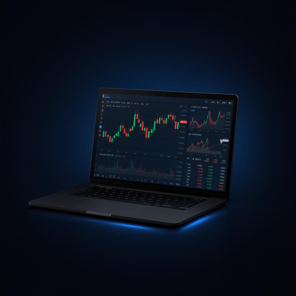 Plataforma MetaTrader com gráficos de candles do mercado Forex